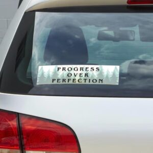 Progress Not Perfection - Bumper Sticker