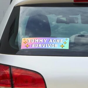 Tummy Ache Survivor - Bumper Sticker
