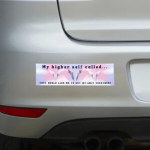 Higher Self Humor - Bumper Sticker