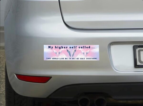 Higher Self Humor - Bumper Sticker