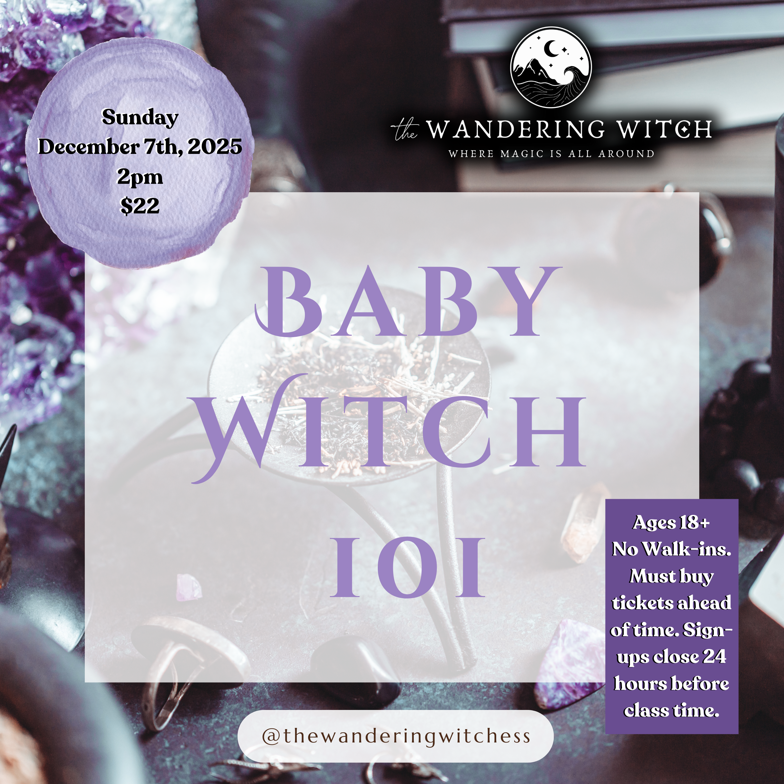 Baby Witch 101 - *A Wandering Witch Favorite!*