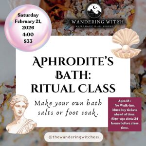 Aphrodite's Bath Ritual Class