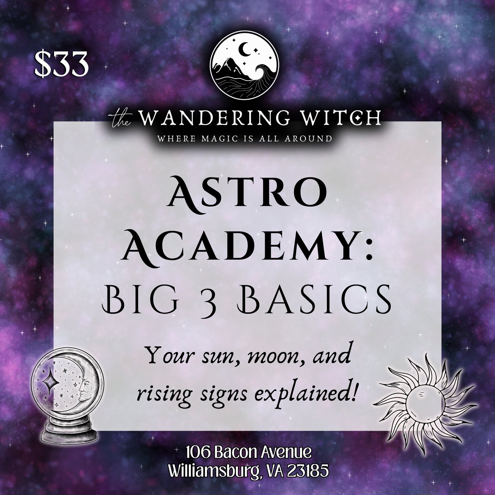 Astro Academy: Big 3 Basics