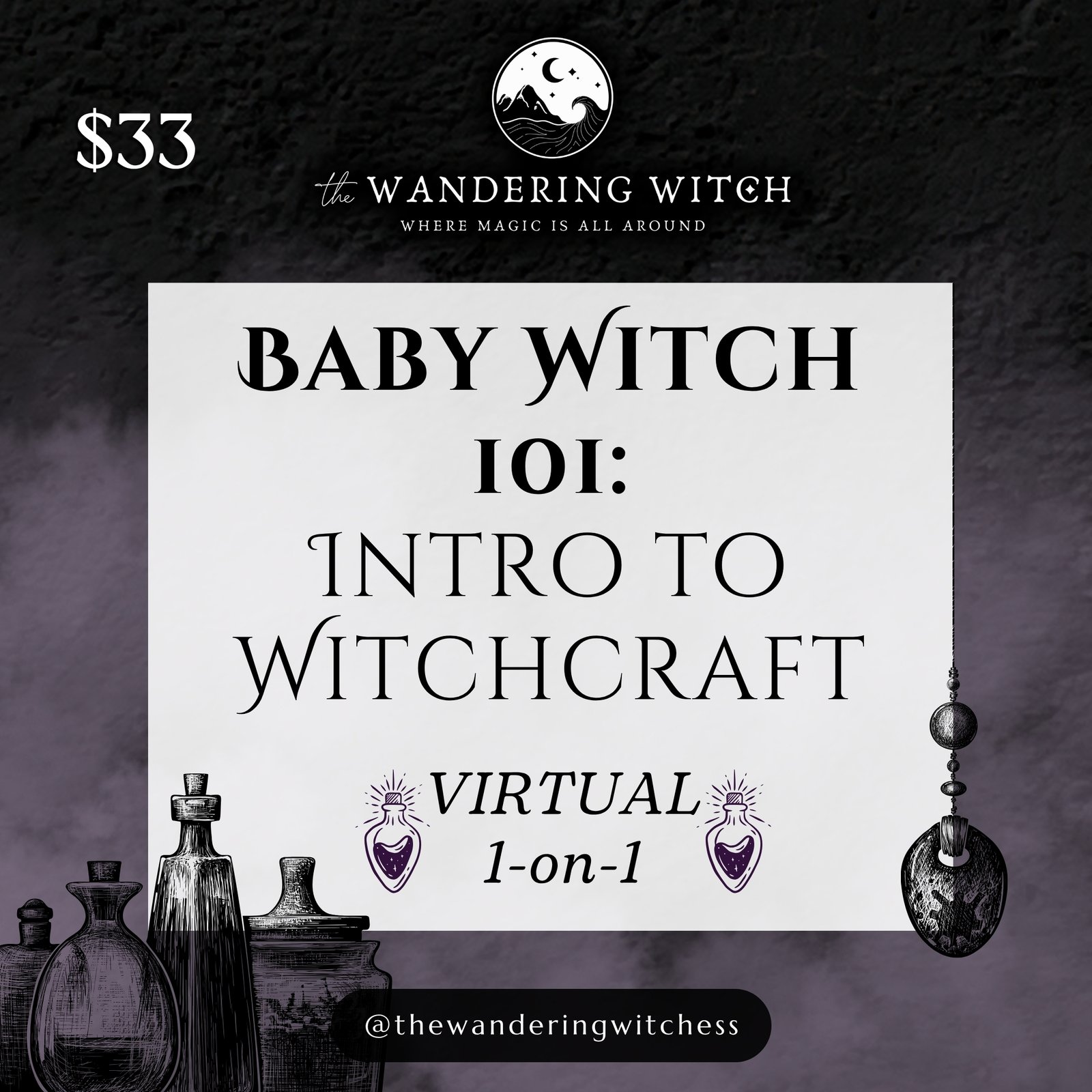 Baby Witch 101 • Virtual One-on-One