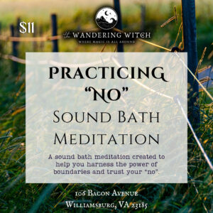 Practicing "No" Sound Bath Meditation