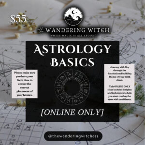 Astrology Basics (ONLINE ONLY)