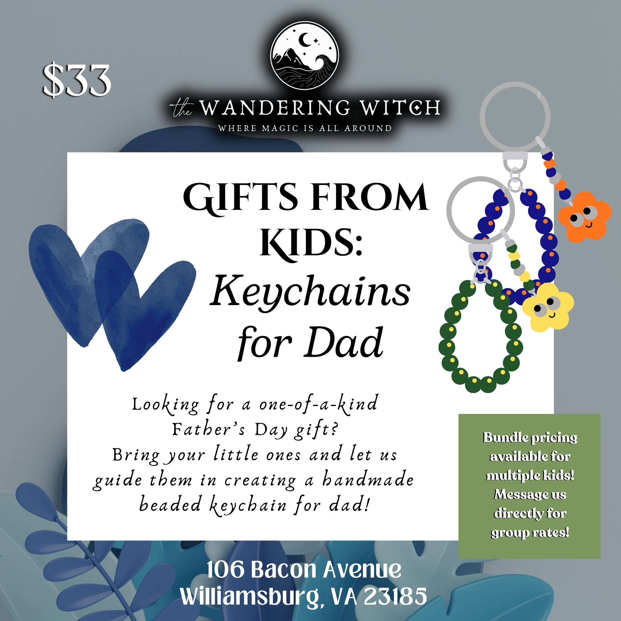 Gifts from Kids: Keychains for Dad