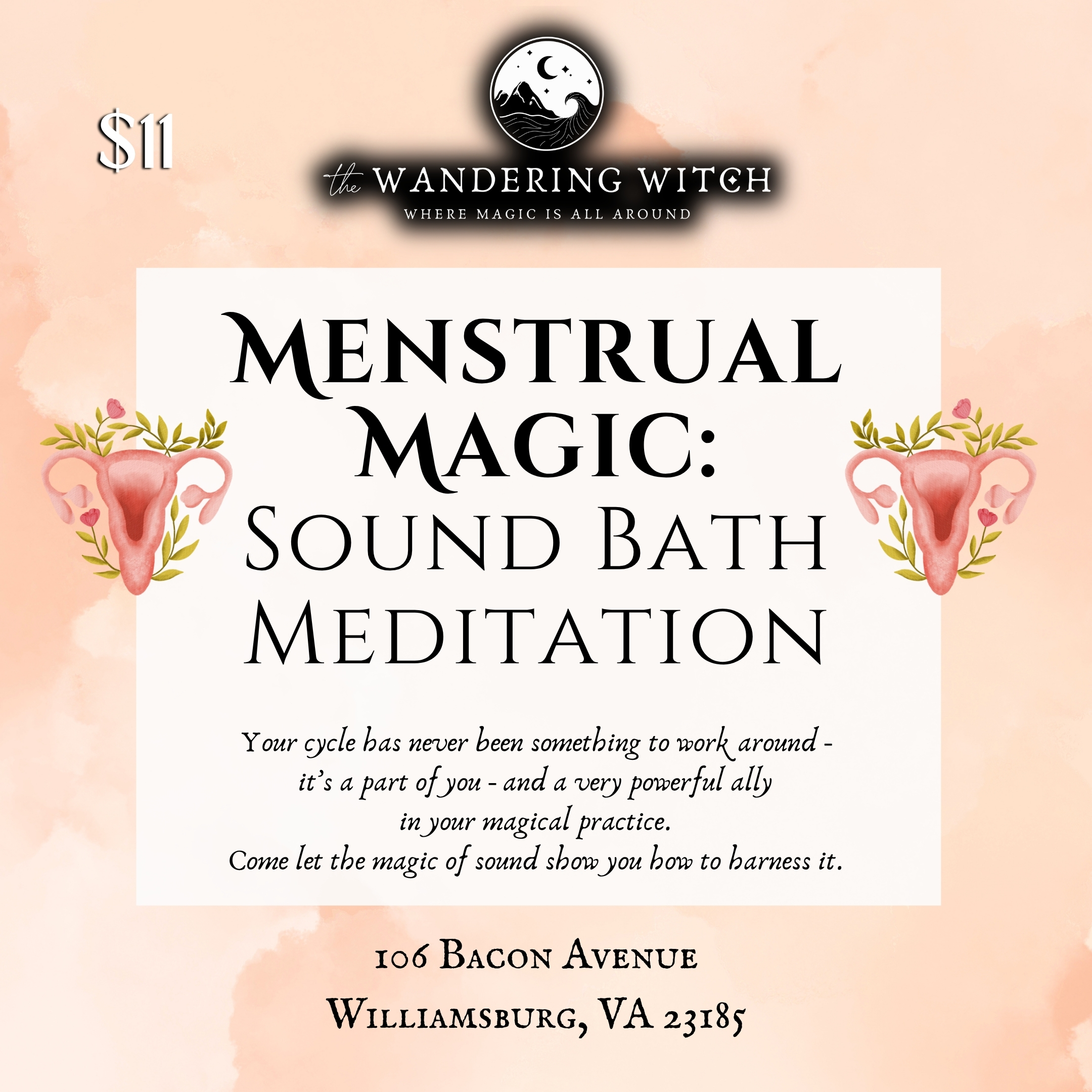Menstrual Magic: Sound Bath Meditation