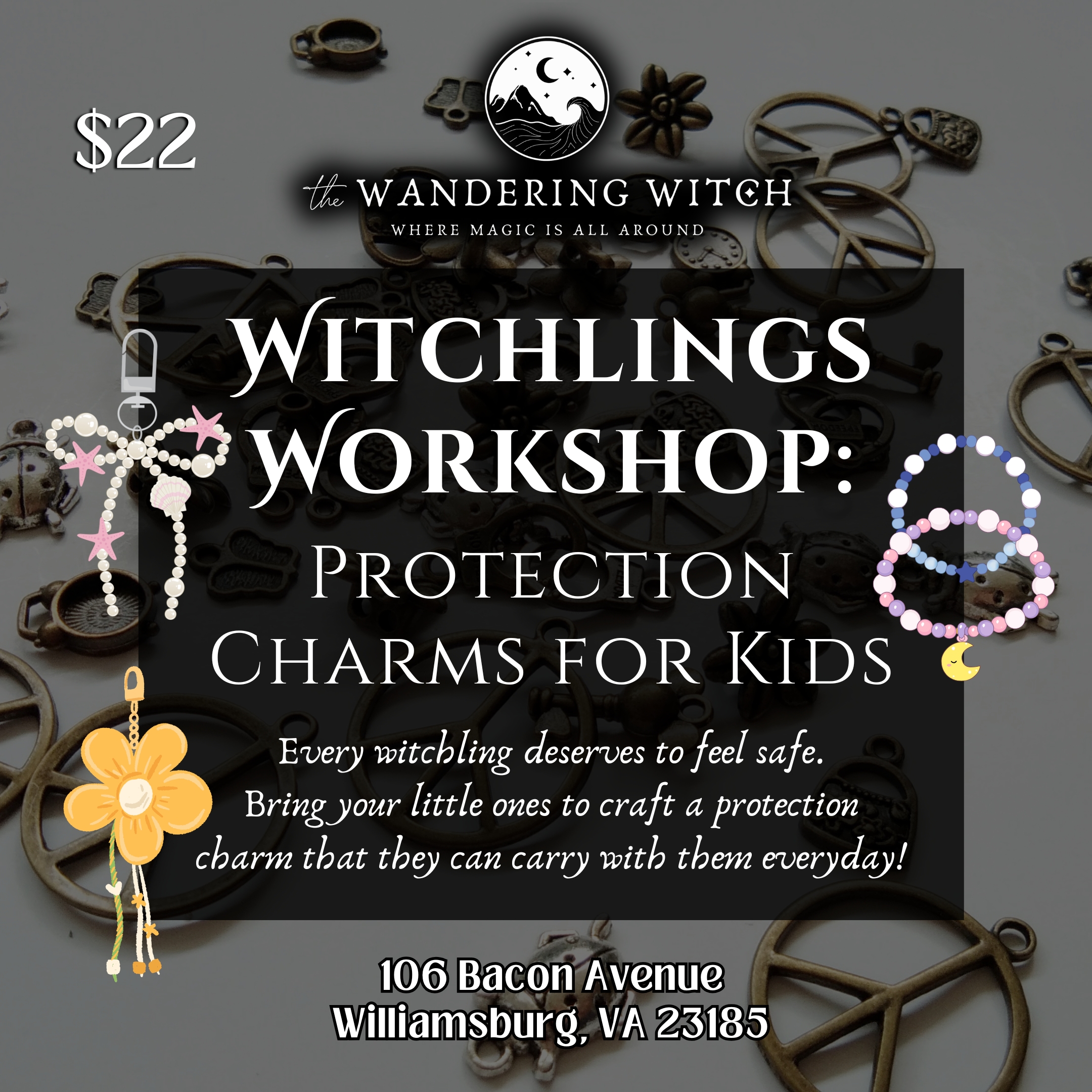 Witchlings Workshop: Protection Charms for Kids