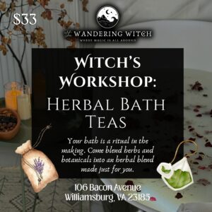 Witch's Workshop: Herbal Bath Teas