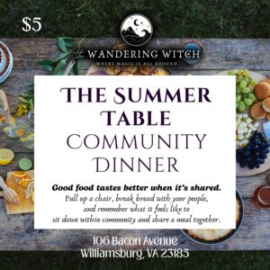 The Summer Table - Community Dinner